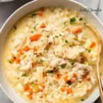 creamy chicken and rice soup